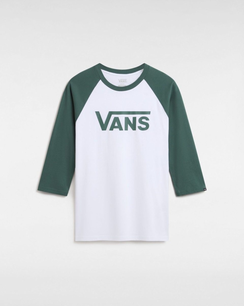T-Shirt Green - Vans GOOFASH