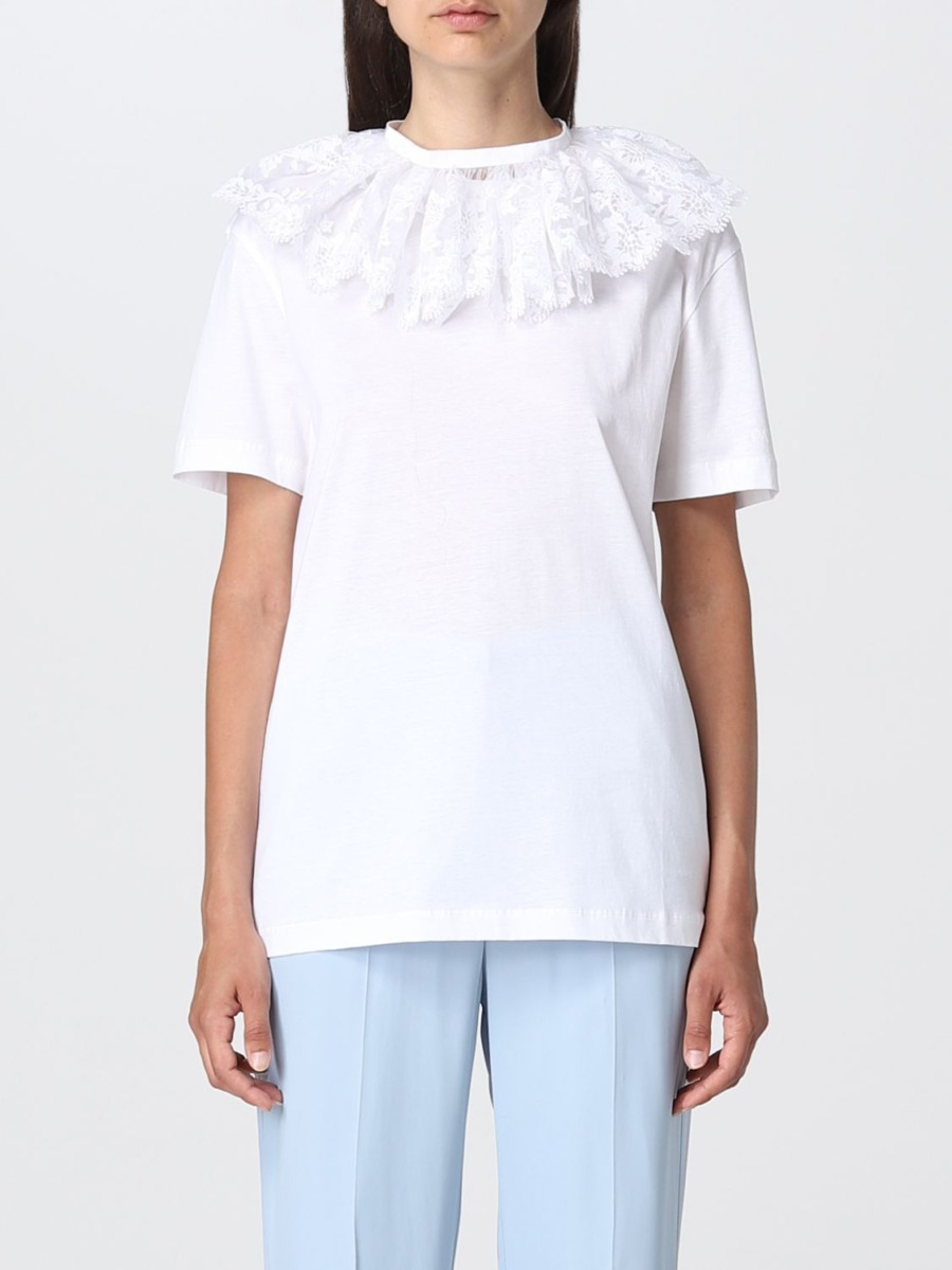 T-Shirt in White Giglio Patou Woman GOOFASH