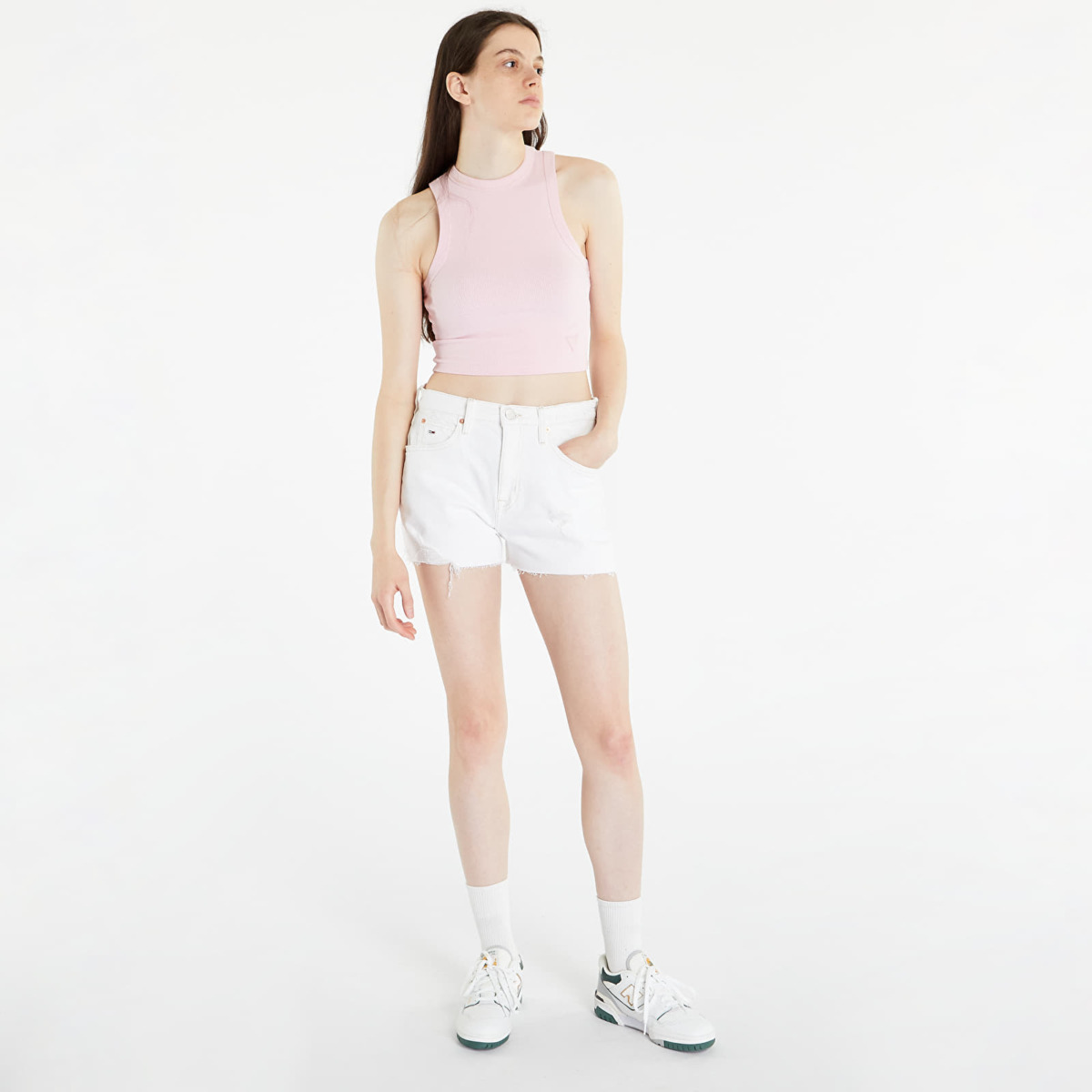 Tommy Hilfiger Women's Shorts White by Footshop GOOFASH