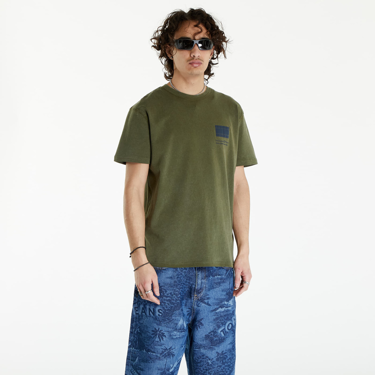 Top in Olive from Footshop GOOFASH