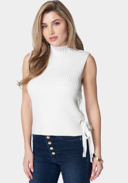 Top in White for Women at Bebe GOOFASH