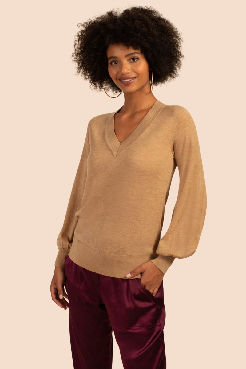 Trina Turk - Camel Sweater for Women GOOFASH