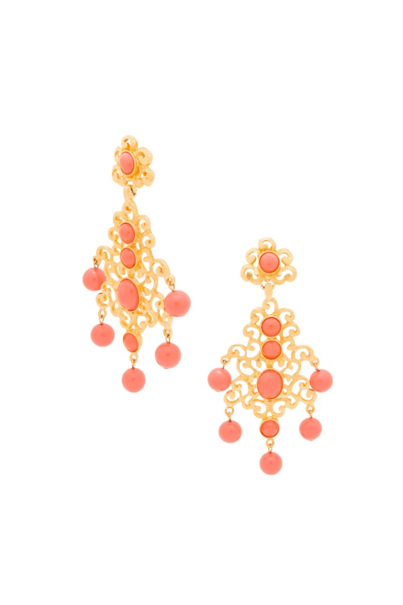 Trina Turk - Earrings Coral for Woman from Kenneth Jay Lane GOOFASH