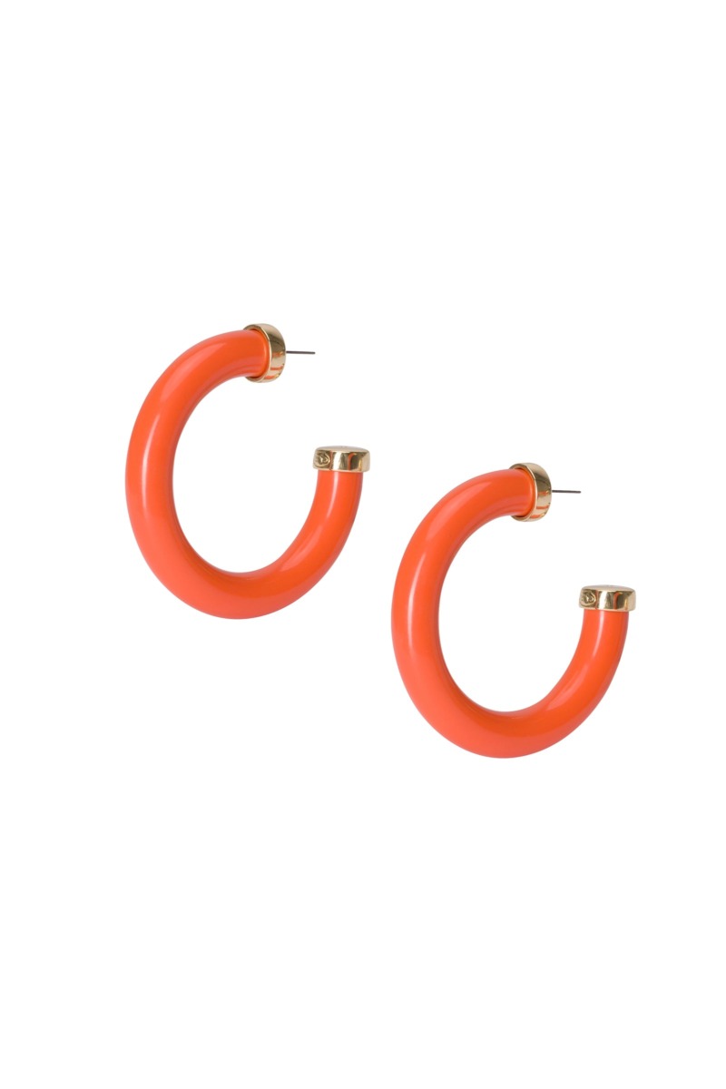 Trina Turk Woman Earrings in Coral from Kenneth Jay Lane GOOFASH