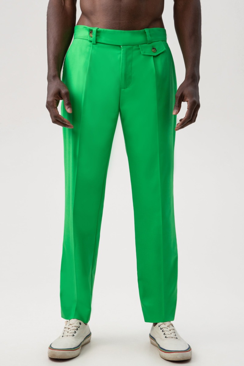 Trina Turk Woman Trousers in Green GOOFASH