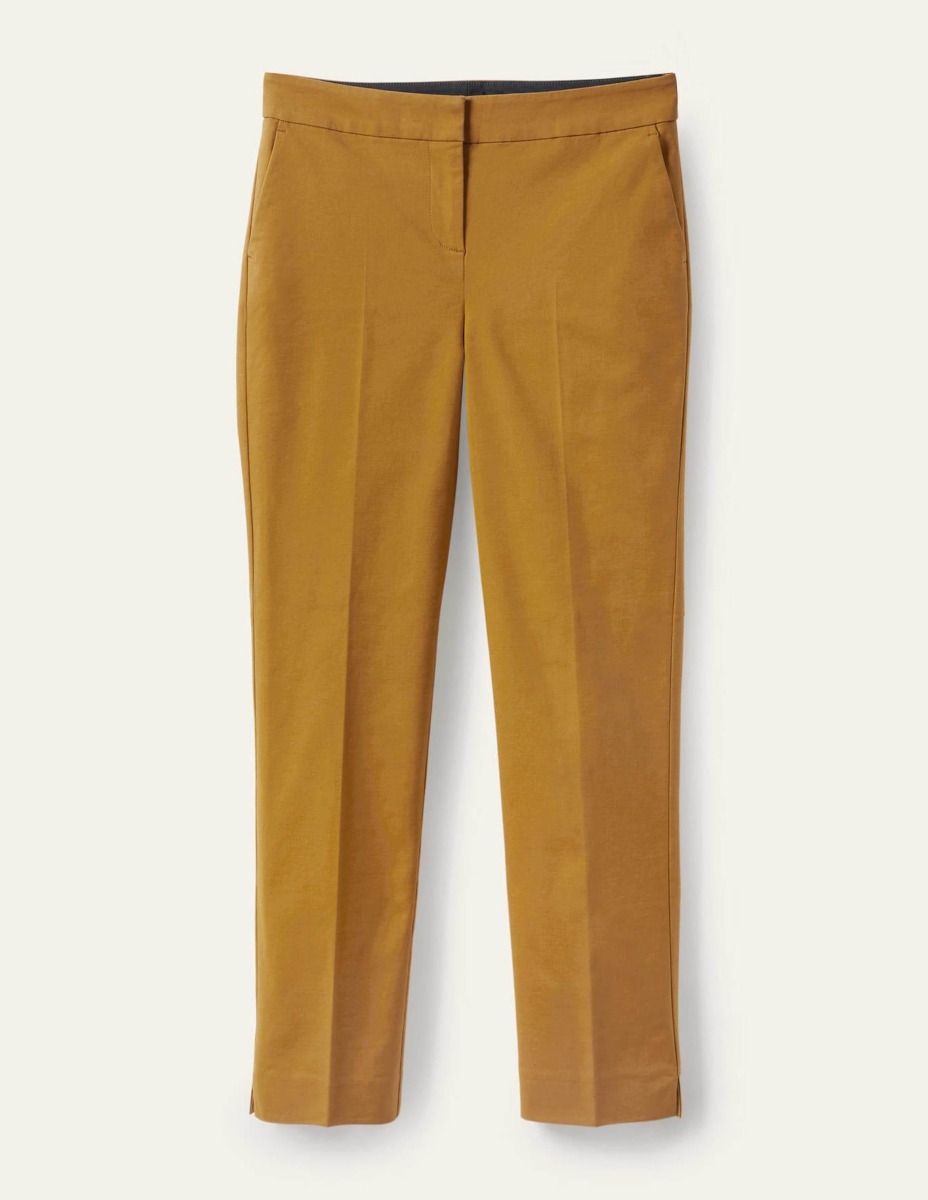 Trousers Beige from Boden GOOFASH