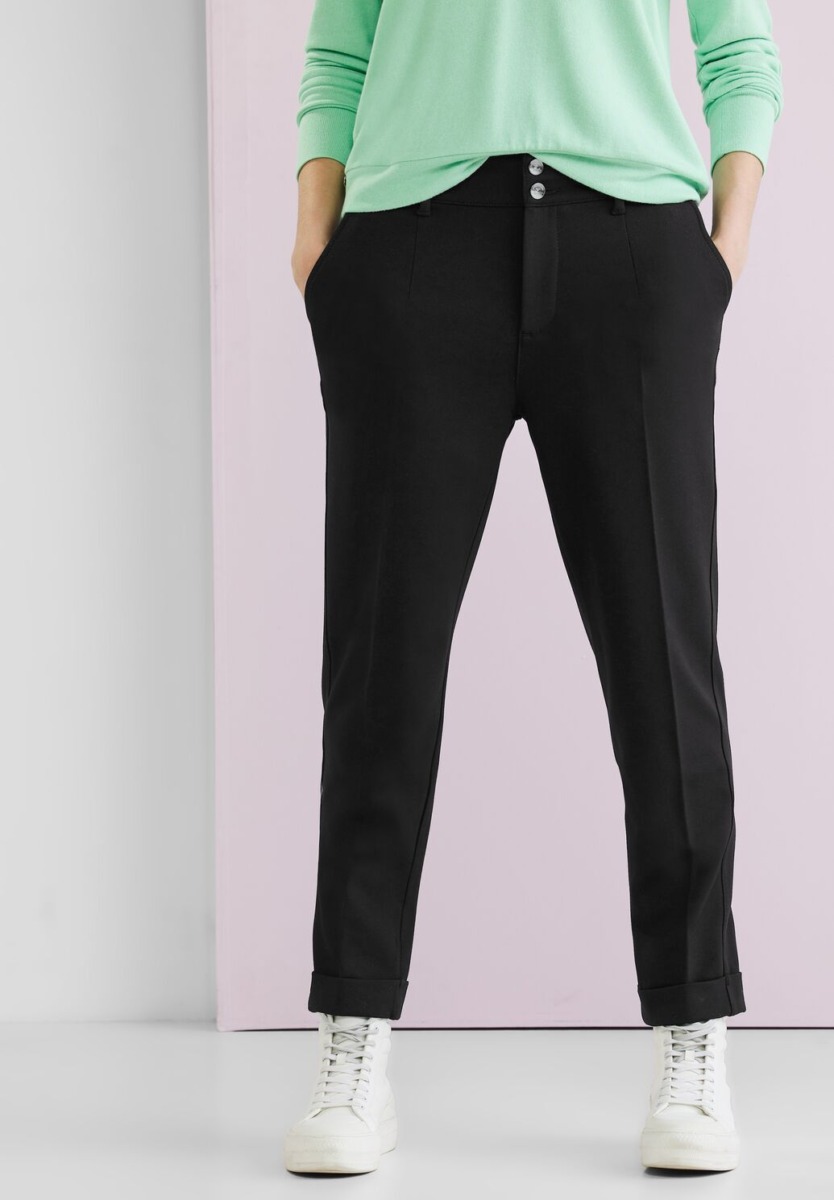 Trousers Black for Woman by Street One GOOFASH