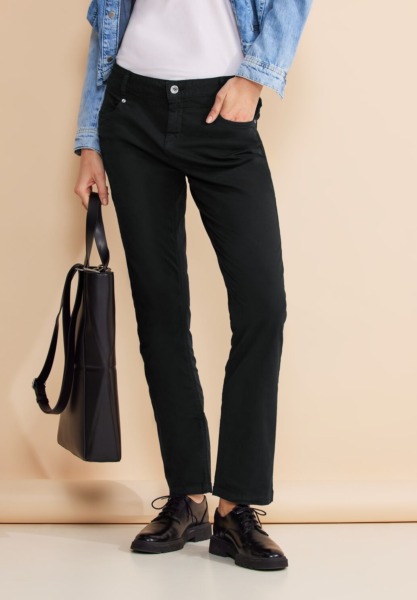Trousers Black for Women from Street One GOOFASH