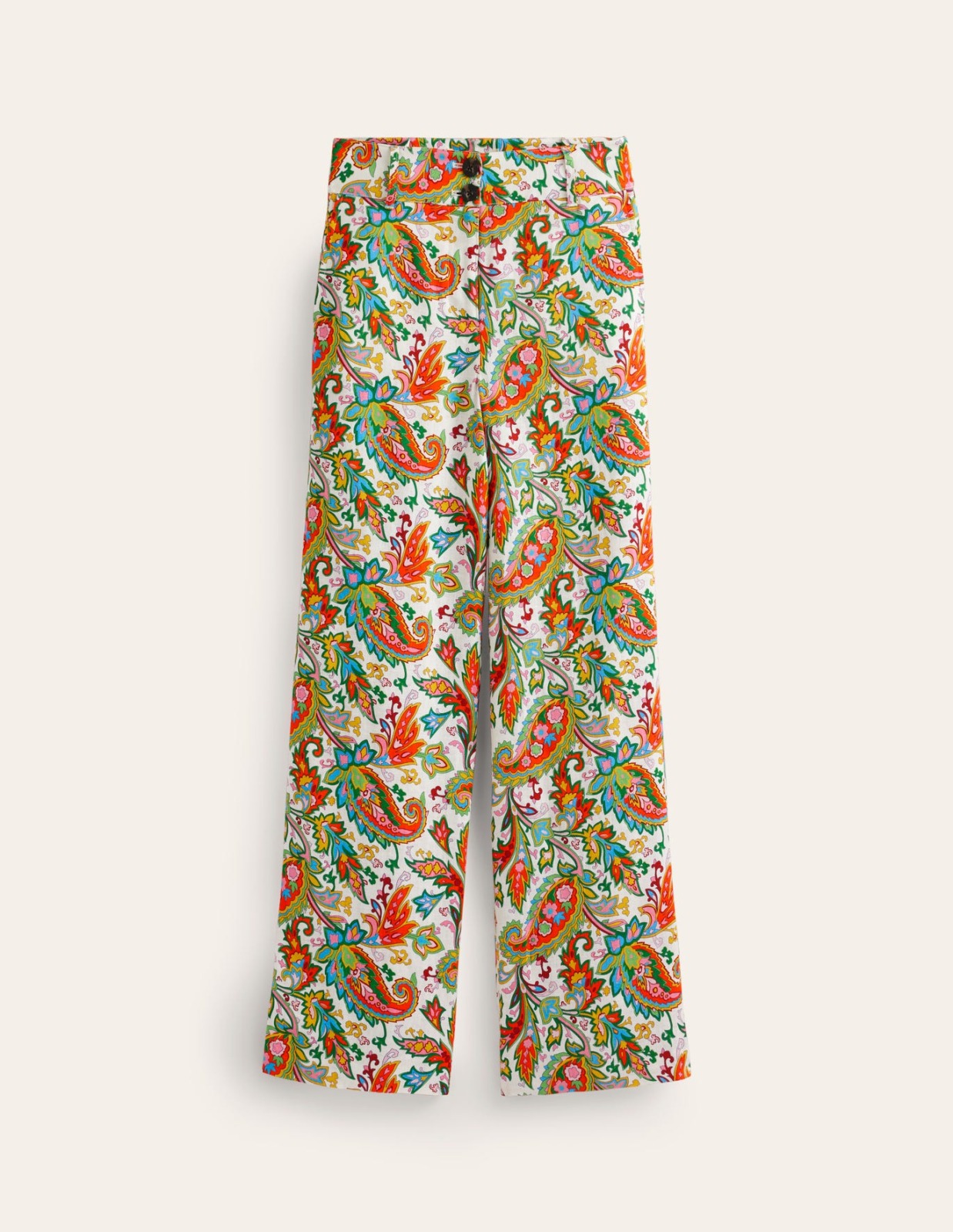Trousers Ivory for Woman by Boden GOOFASH