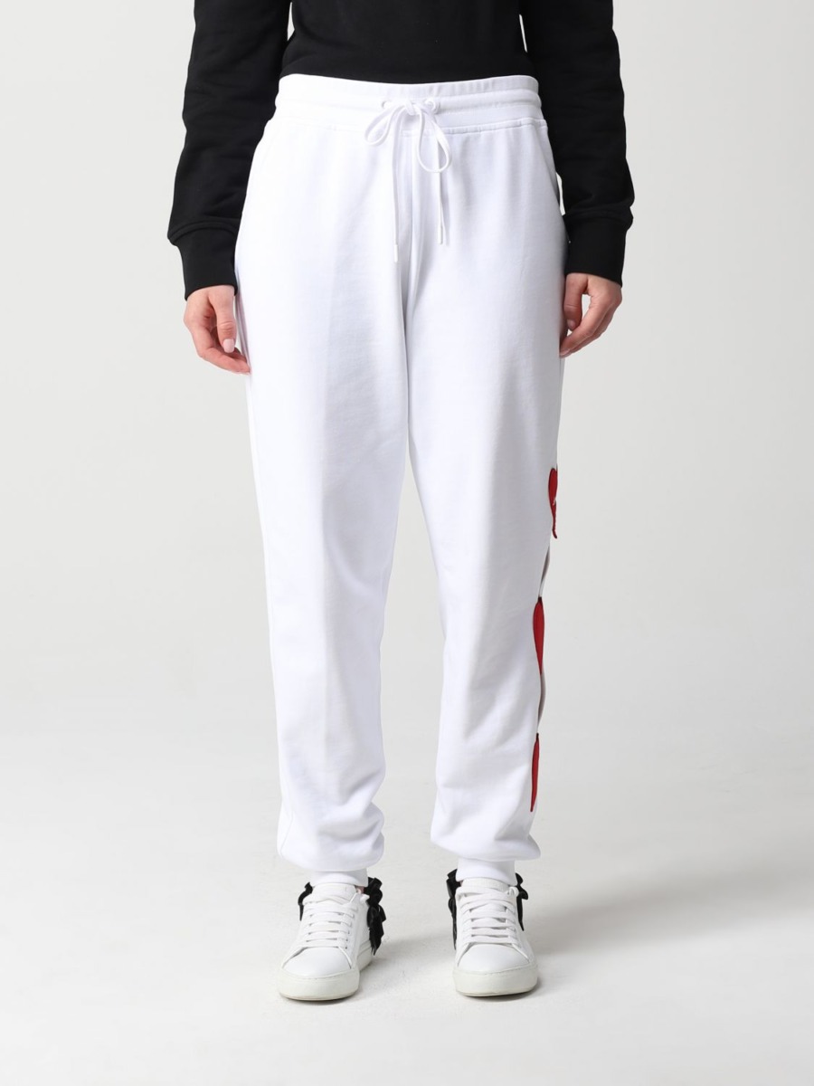 Trousers White for Women at Giglio GOOFASH
