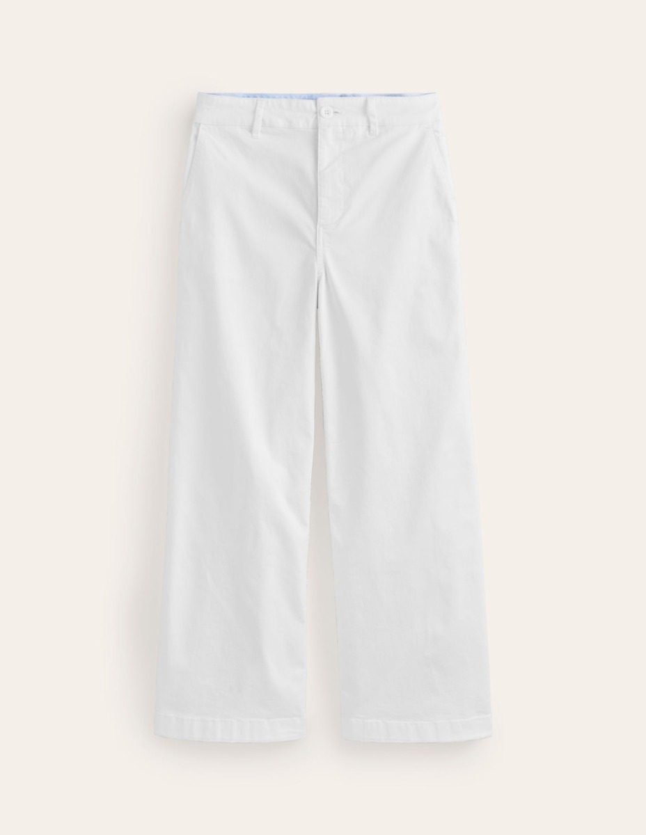 Trousers White for Women by Boden GOOFASH