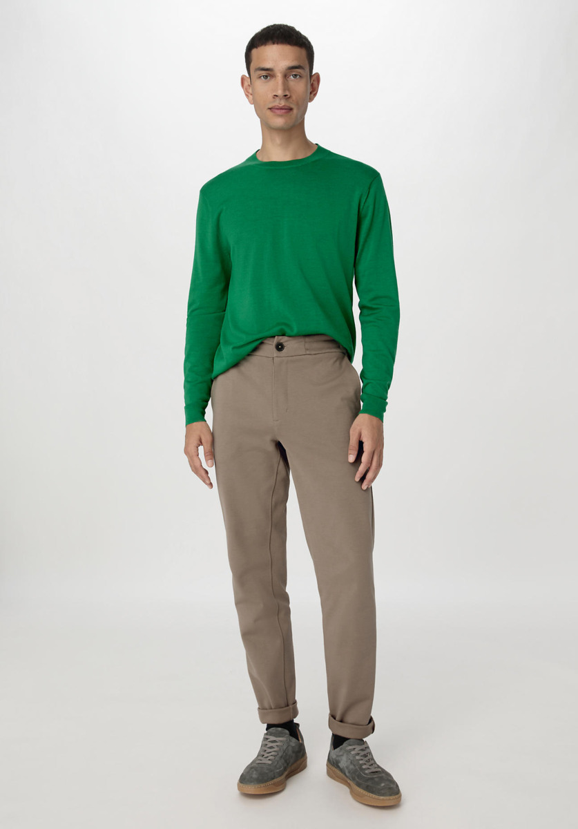 Trousers in Brown from Hessnatur GOOFASH