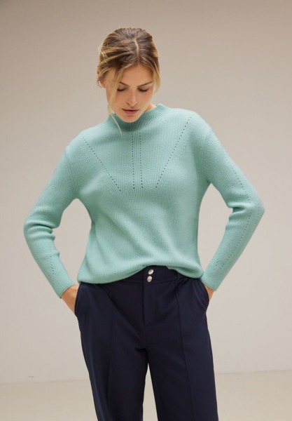 Turquoise Women's Sweater - Street One GOOFASH