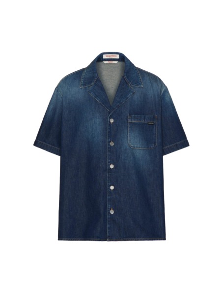 Valentino Gents Blue Shirt from Suitnegozi GOOFASH