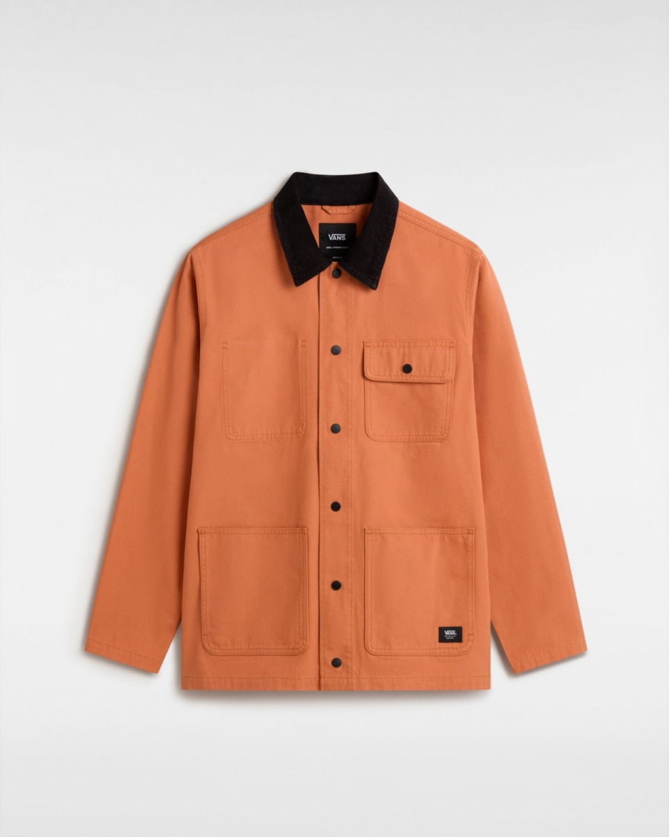 Vans - Men's Chore Jacket - Orange GOOFASH