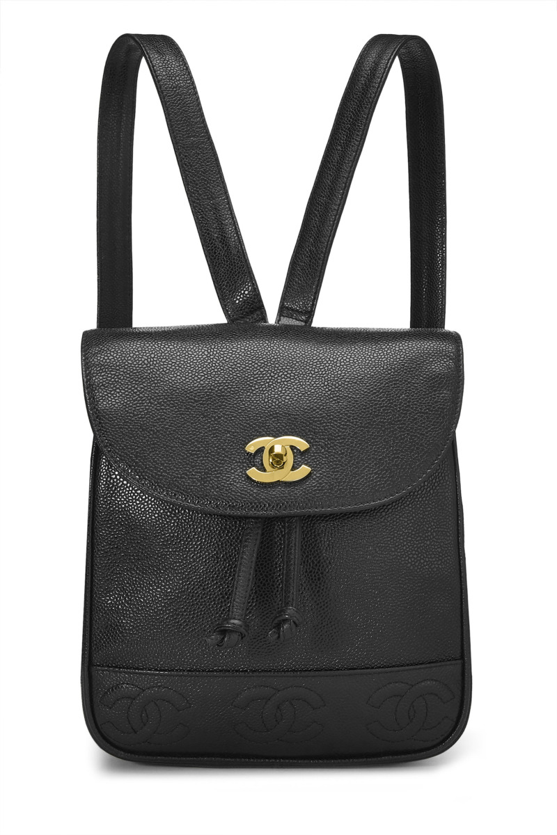 WGACA Black Backpack by Chanel GOOFASH