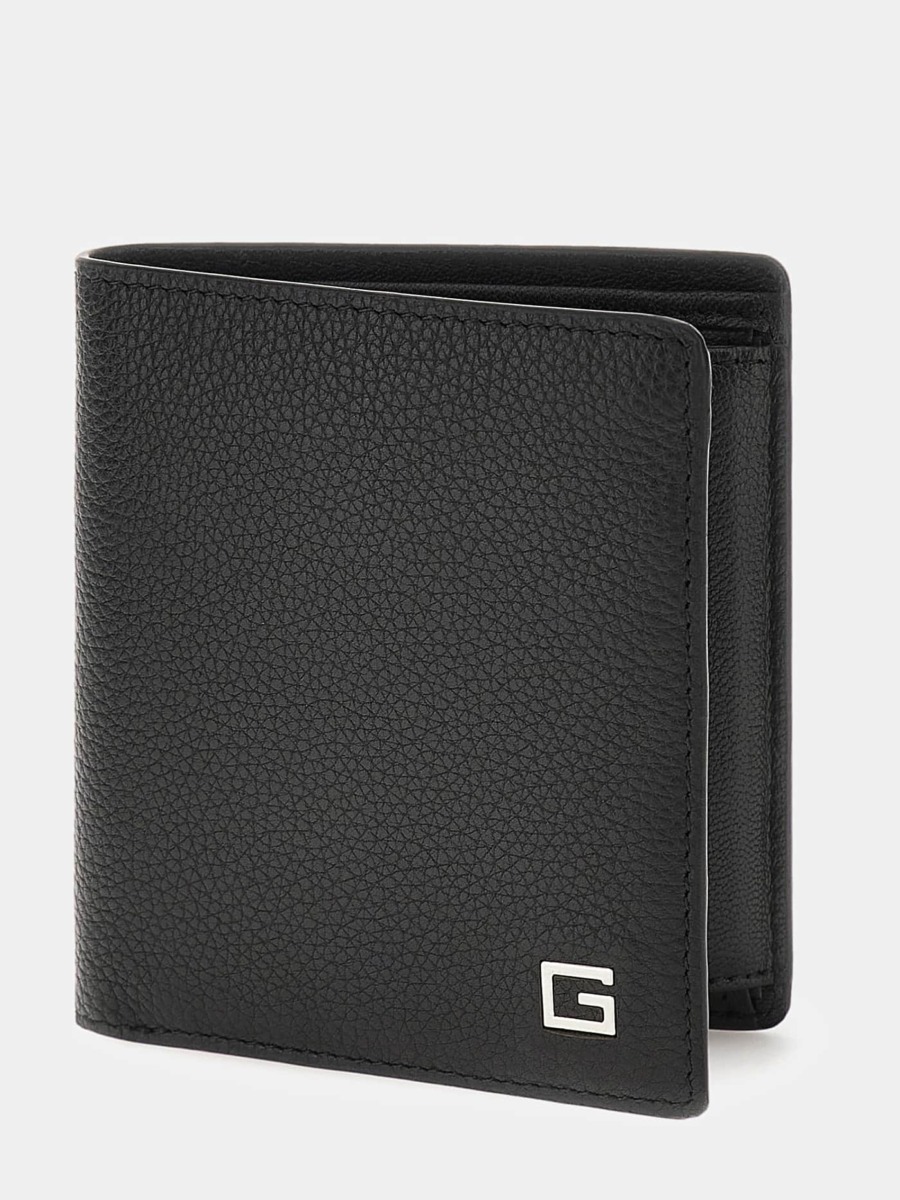 Wallet Black by Guess GOOFASH