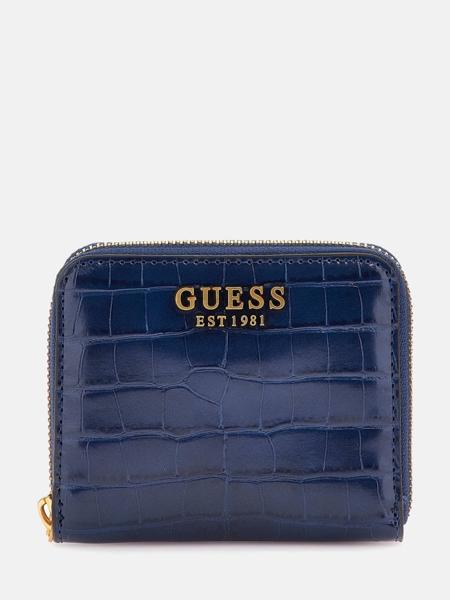 Wallet Blue - Guess Women GOOFASH
