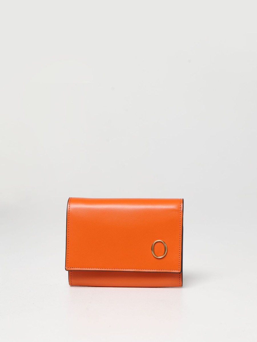 Wallet Orange - Orciani Ladies - Giglio GOOFASH