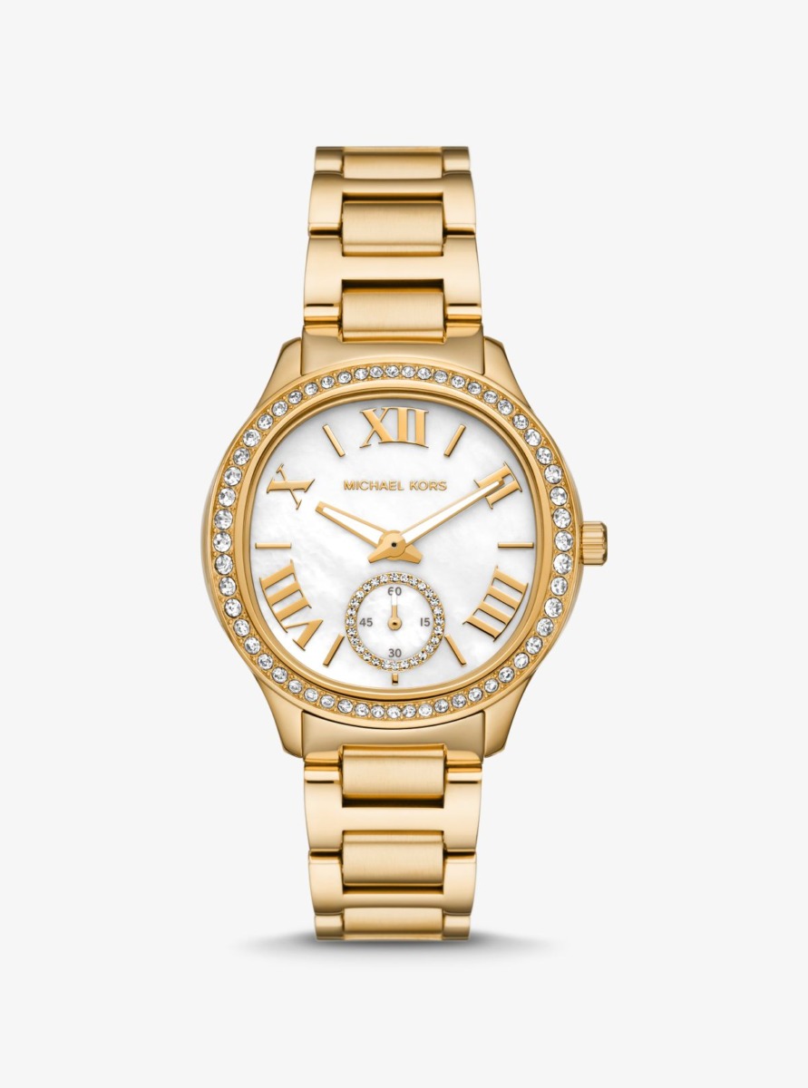 Watch in Gold by Michael Kors GOOFASH