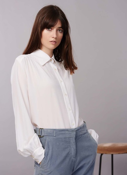 White Blouse for Woman from Brora GOOFASH