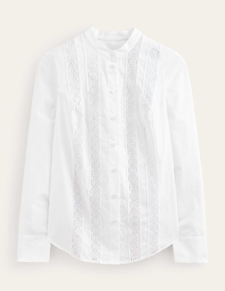 White Shirt from Boden GOOFASH