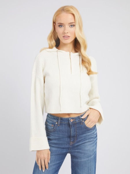 White Sweater at Guess GOOFASH