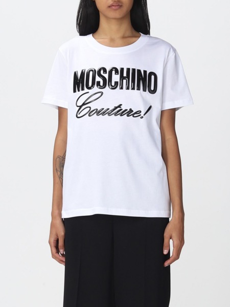 White - T-Shirt - Moschino - Woman - Giglio GOOFASH