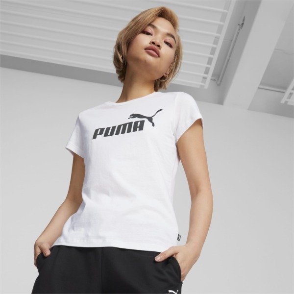 White T-Shirt Puma Women GOOFASH