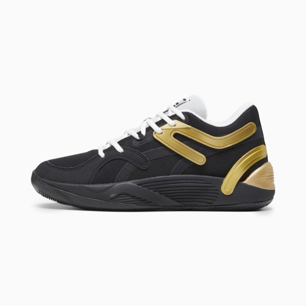 Woman Basketball Shoes in Gold by Puma GOOFASH