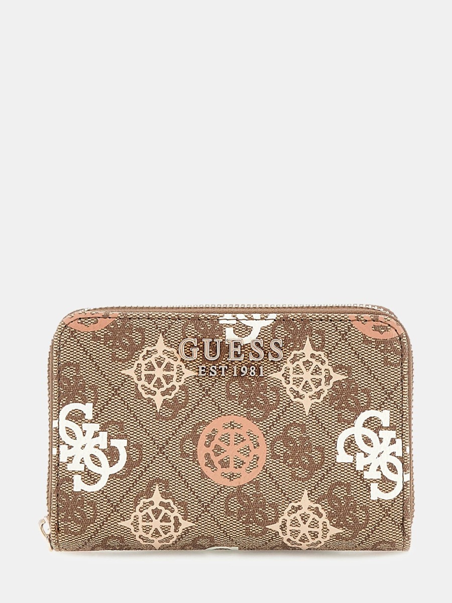 Woman Beige Wallet at Guess GOOFASH
