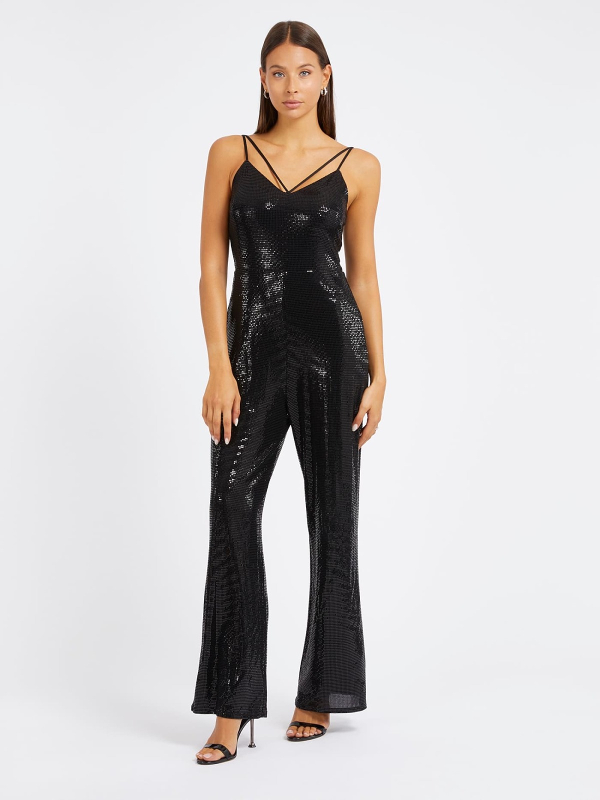 Woman Black Jumpsuit from Guess GOOFASH