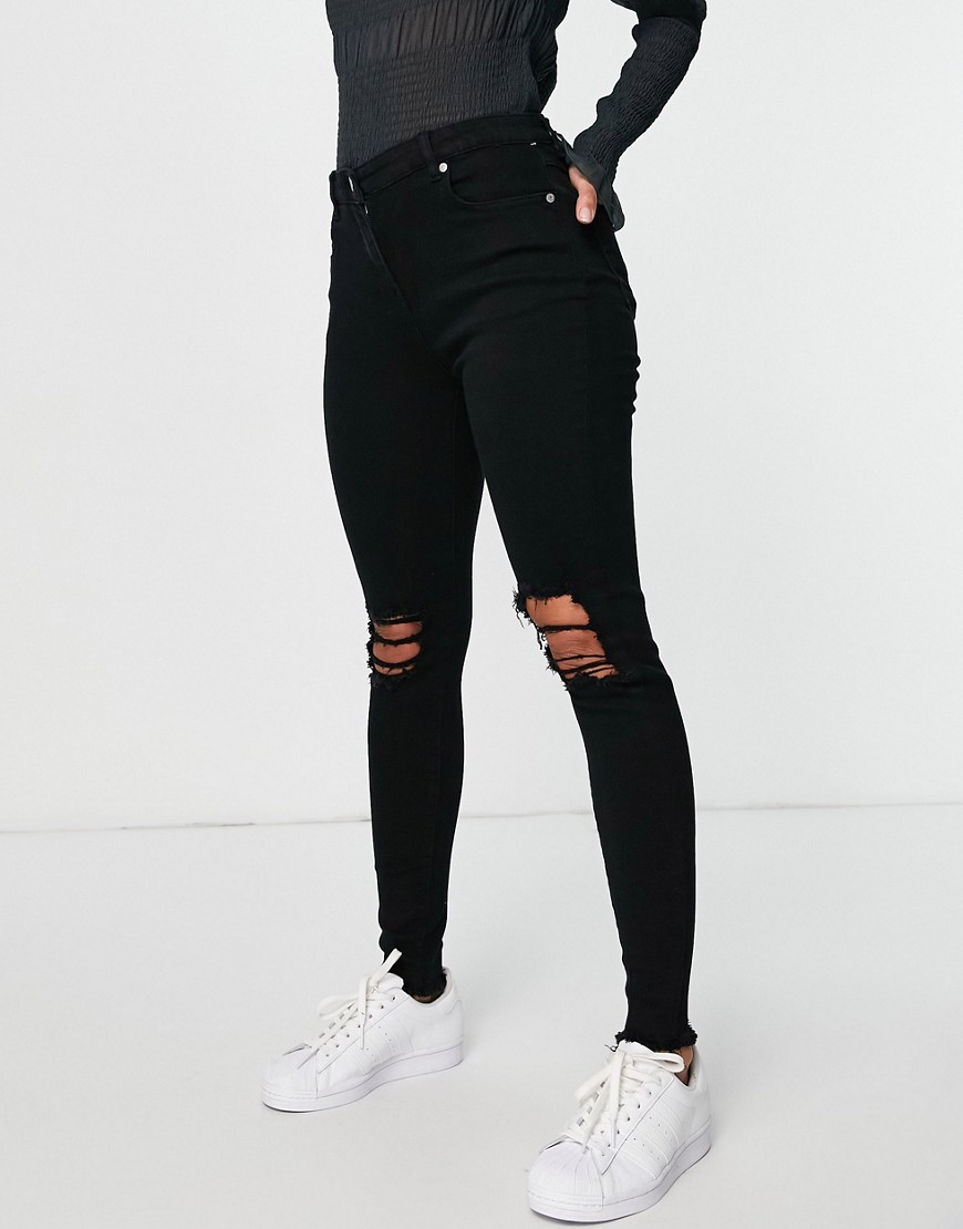 Woman Black Skinny Jeans - Parisian - Asos GOOFASH