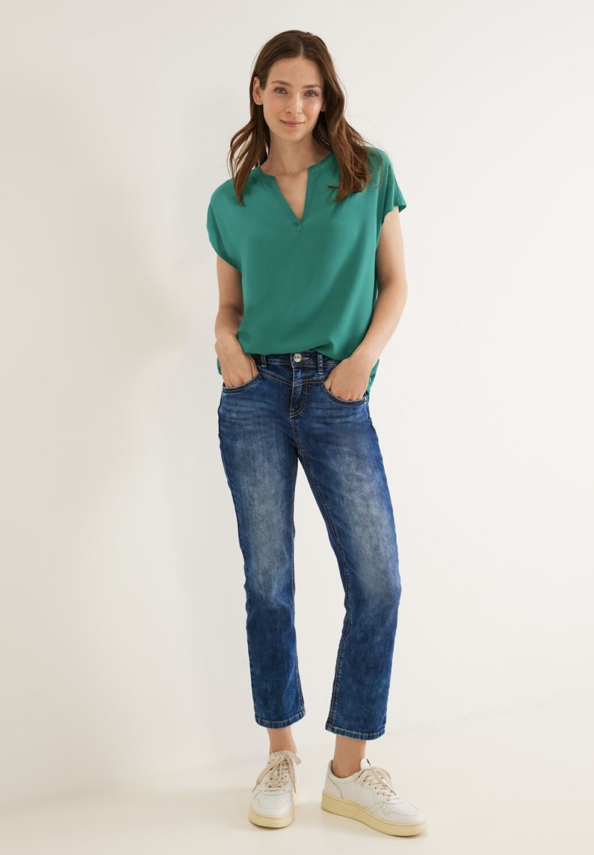 Woman Blouse Green by Street One GOOFASH