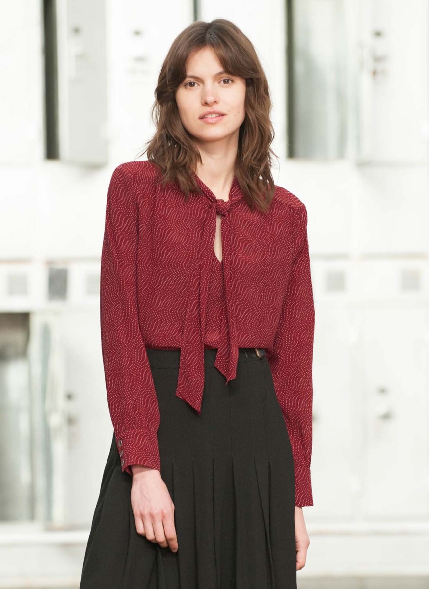 Woman Blouse Red by Brora GOOFASH