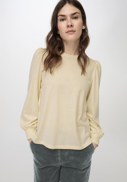 Woman Blouse in White at Hessnatur GOOFASH