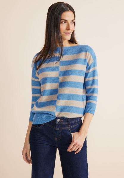 Woman Blue Sweater - Street One GOOFASH