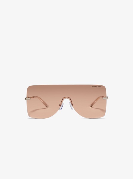 Woman Brown Sunglasses by Michael Kors GOOFASH