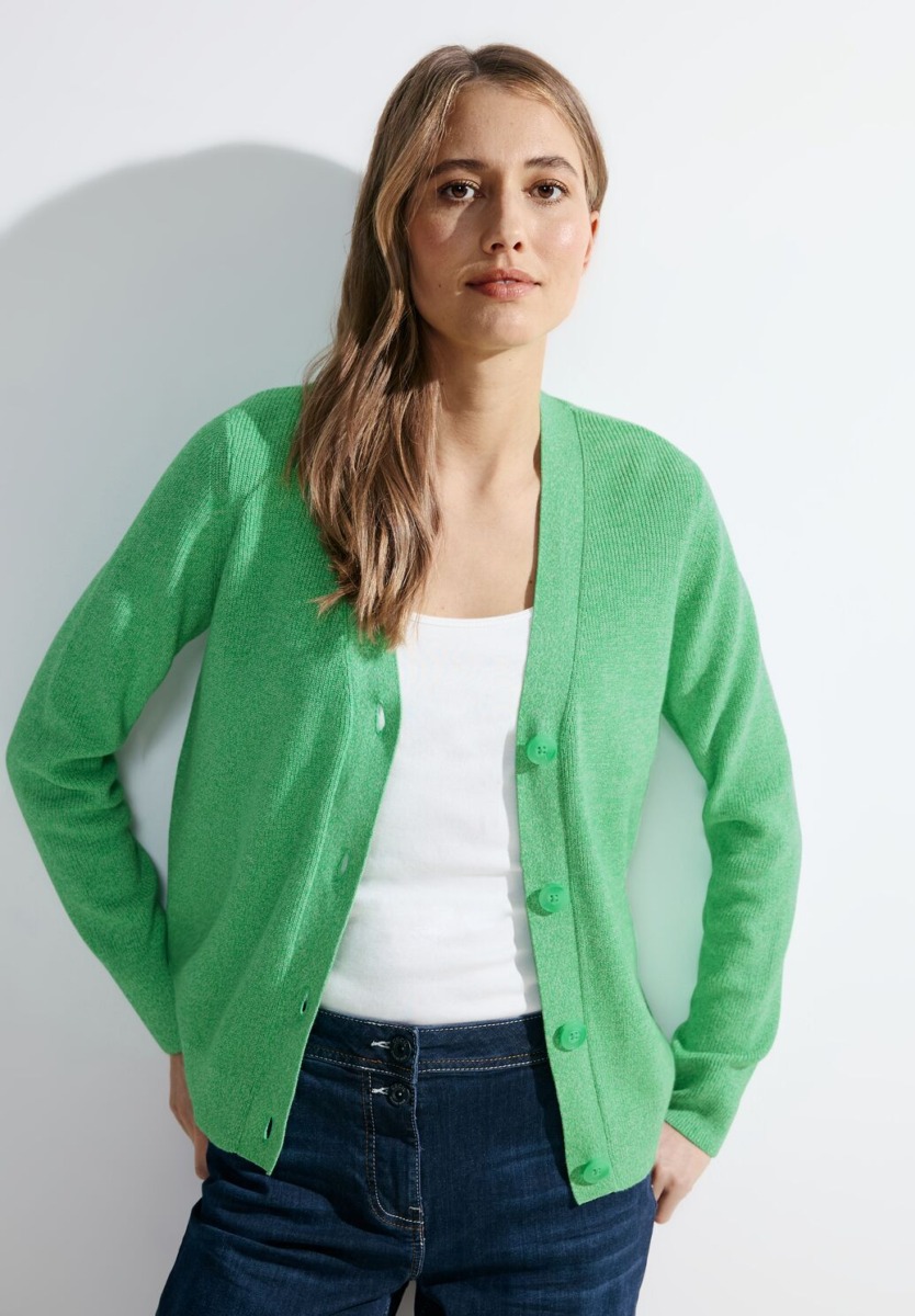 Woman Cardigan in Green from Cecil GOOFASH