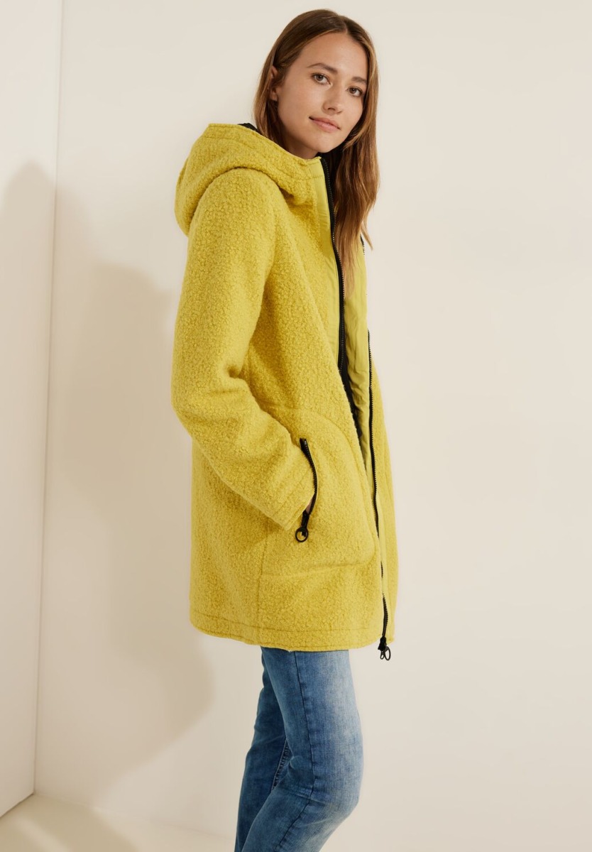 Woman Coat Yellow by Cecil GOOFASH