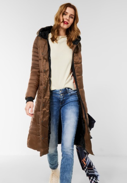 Woman Coat in Brown by Street One GOOFASH