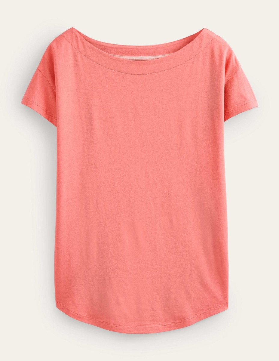 Woman Coral T-Shirt - Boden GOOFASH