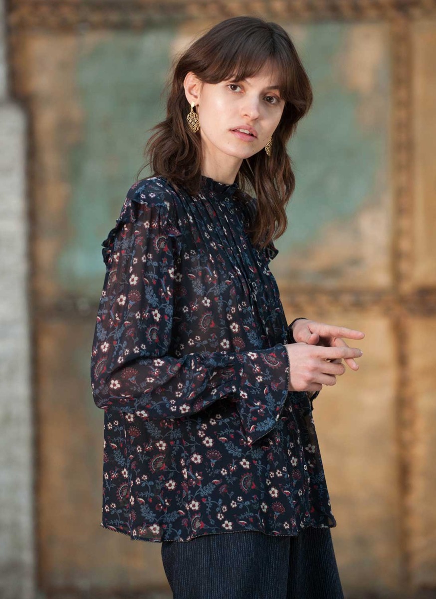 Woman Florals Blouse from Brora GOOFASH