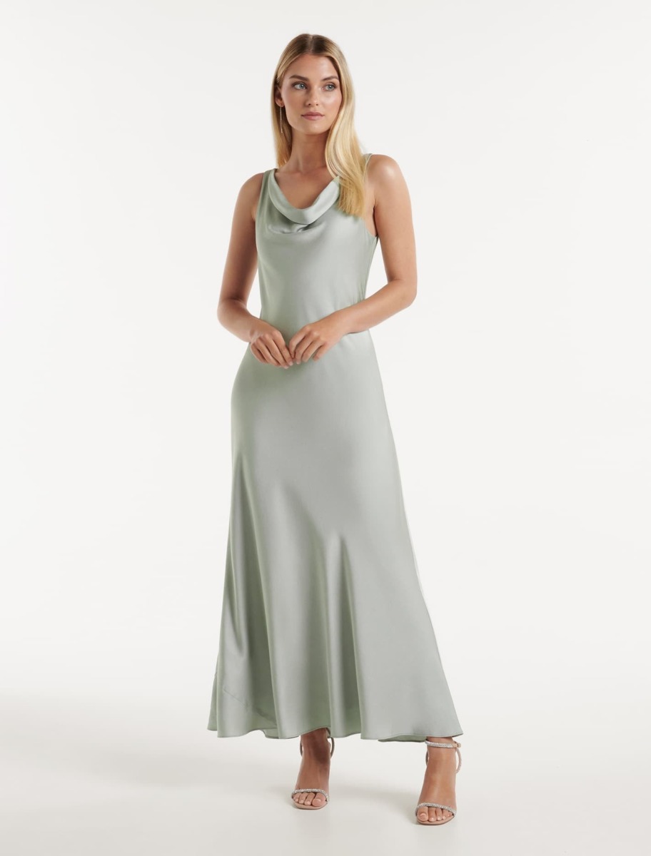 Woman Green Maxi Dress - Ever New GOOFASH