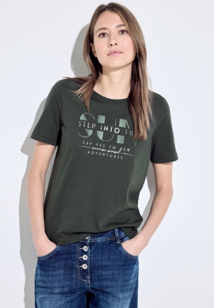 Woman Green T-Shirt from Cecil GOOFASH