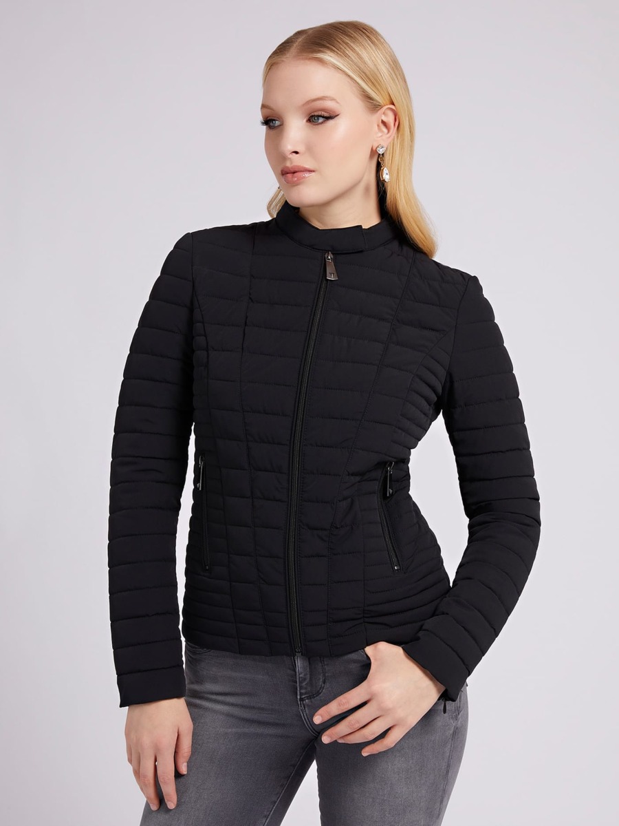 Woman Jacket in Black - Guess GOOFASH