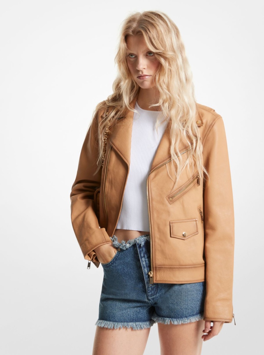 Woman Jacket in Brown from Michael Kors GOOFASH