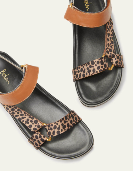 Woman Leopard Sandals - Boden GOOFASH