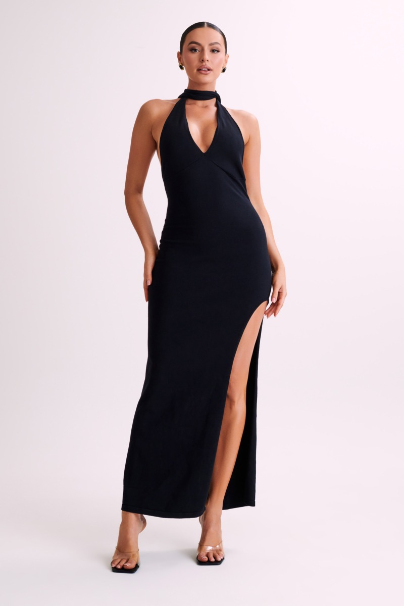 Woman Maxi Dress - Black - Meshki GOOFASH