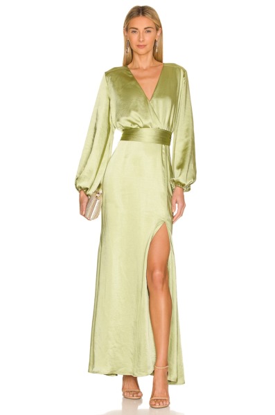Woman Maxi Dress in Green - Revolve GOOFASH